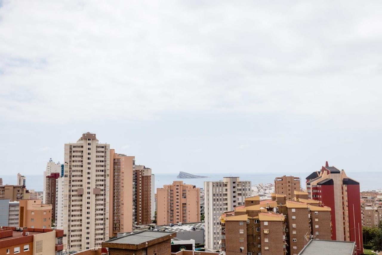 Modern Studio With See And City View Benidorm Esterno foto